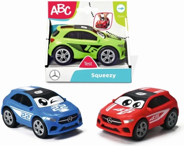 Ściskane autko MERCEDES ABC, 11 cm – 3 kolory