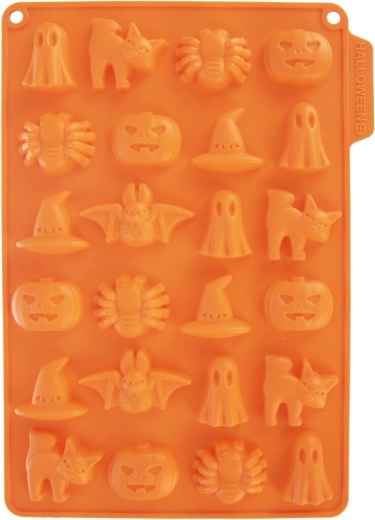 24 halloweenowe kształty w jednej formie