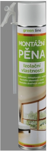 Piana montażowa 750 ml rurkowa GREEN LINE