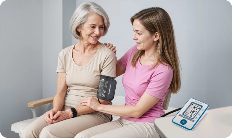 Pamięć 120 pomiarów i podział na 4 grupy