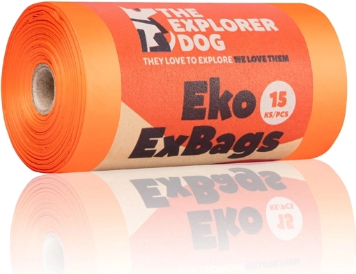 Explorer Dog eko woreczki na psie odchody – 15 szt. w rolce