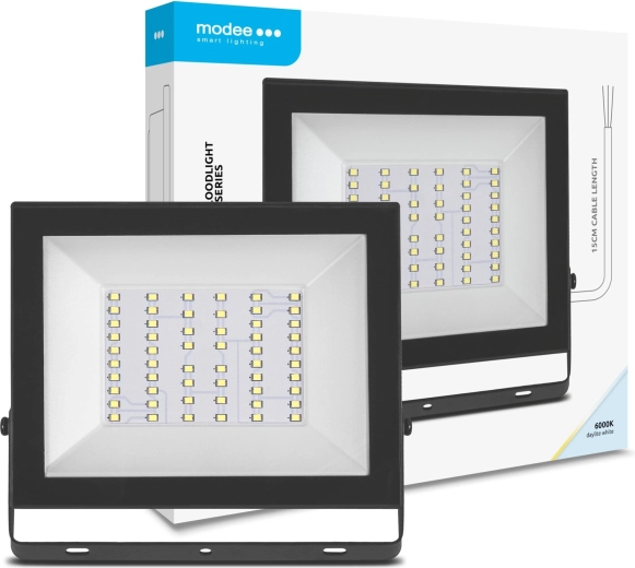 Reflektor LED Modee E‑series Slim 50 W, 4000 lm, 6000 K, IP65, 120°