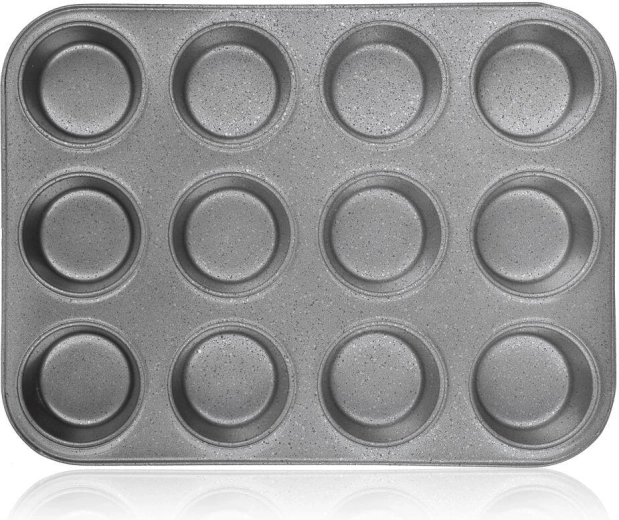 Forma do muffinek GRANITE z nieprzywierającą powłoką, 12 szt.