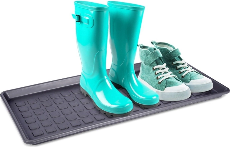 Szara podstawka na buty Vilde 70 × 35 cm