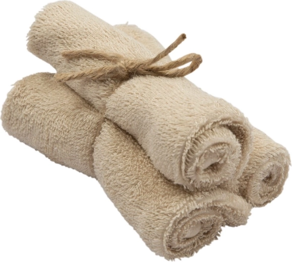 Timboo bambusowe ręczniki frotte frosted almond 29,5 × 50 cm - 3 szt.