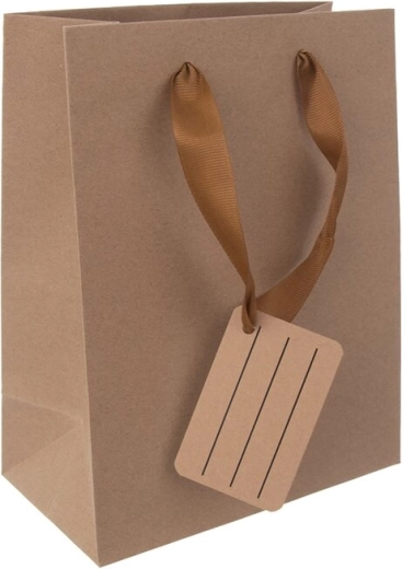Papierowa torba prezentowa Nature 14 × 7 × 18 cm