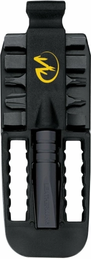 Srebrny adapter do bitów Leatherman z zestawem bitów