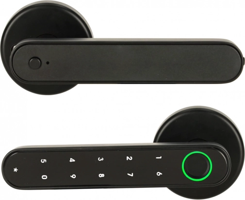Elektroniczny inteligentny zamek do drzwi z klawiaturą, odciskiem palca i Bluetooth