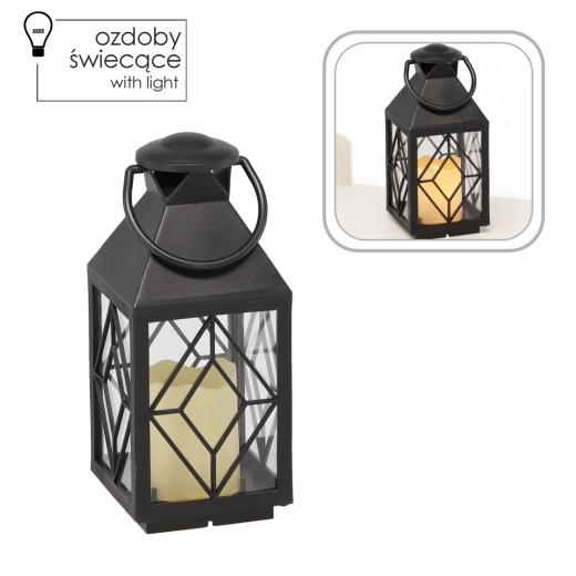 Ciepłe, nastrojowe światło bez płomienia