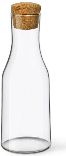 Szklana karafka 500 ml z korkowym korkiem Bastia