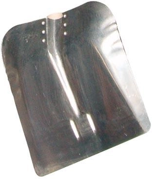 Duża aluminiowa łopata bez trzonka