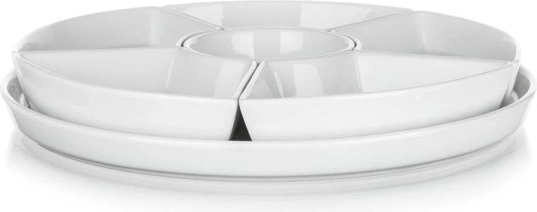 Elegancka biała porcelana