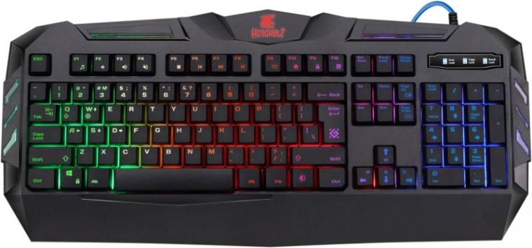 Klawiatura gamingowa Defender Werewolf GK-120DL z przełącznikami membranowymi i podświetleniem