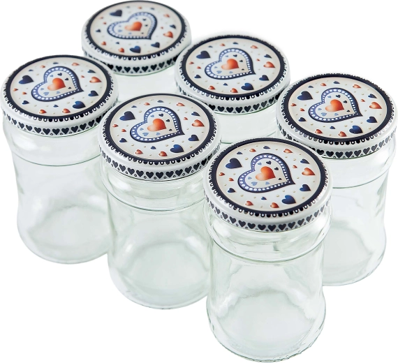 Zestaw słoików do przetworów Twist 315 ml z zakrętkami, 6 szt.
