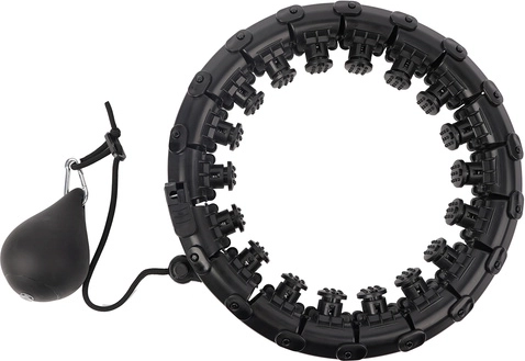 Hula hoop z wypustkami masującymi i obciążnikiem TRIZAND
