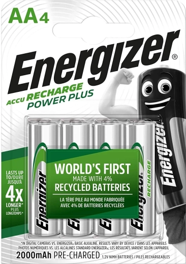 Akumulatorki Energizer Power Plus AA 2000 mAh - 4 szt.