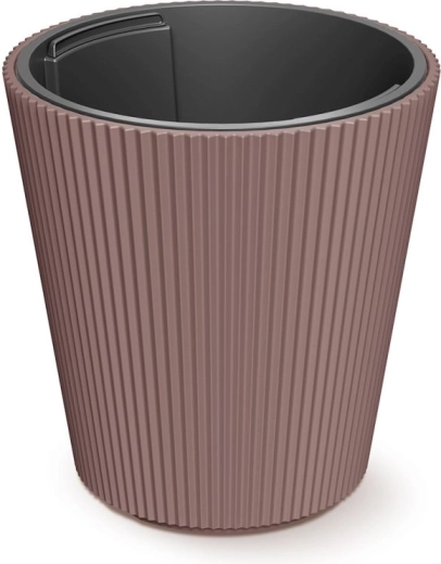 Doniczka z wkładem Milly 29,9 cm marsala