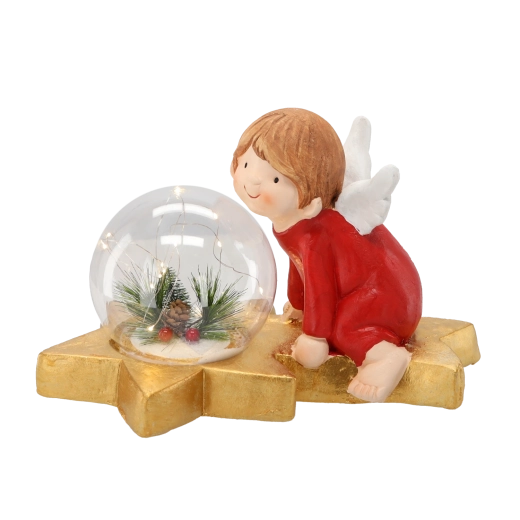 Magiczna kula LED z naturalną aranżacją