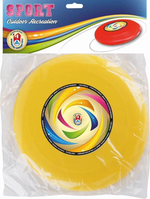 Żółty dysk do rzucania 23 cm