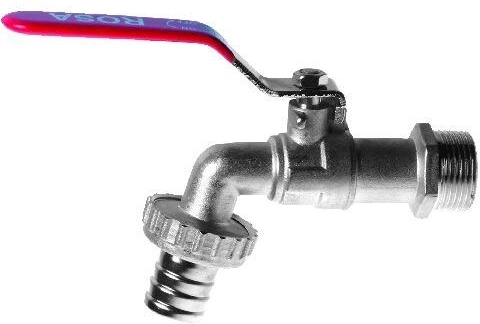 Ogrodowy kurek z dźwignią 1" ze złączką nakręcaną