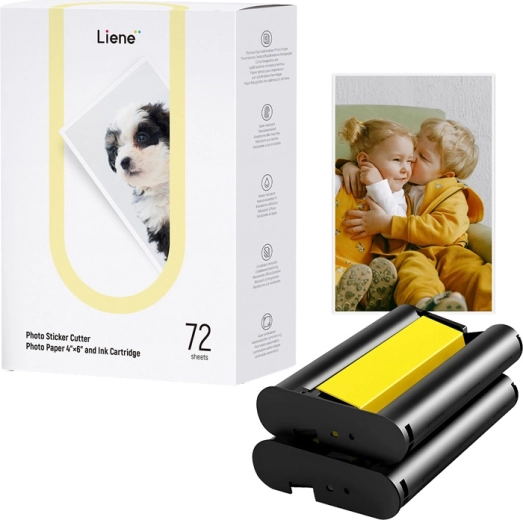 Liene PixCut papier fotograficzny 4x6, 72 arkusze