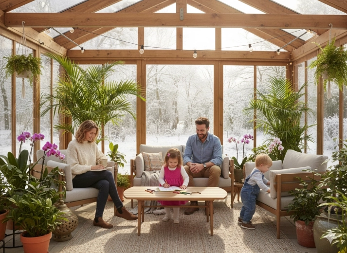 Praktyczny stolik z lamelowym blatem