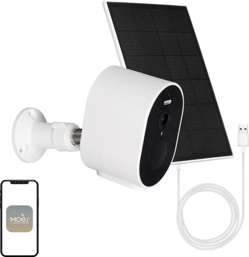 Zewnętrzna kamera Wi‑Fi IP Moes 4 MP z zasilaniem solarnym WCM-S24-S