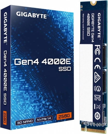 Gigabyte Gen4 4000E wewnętrzny SSD 250 GB M.2 NVMe