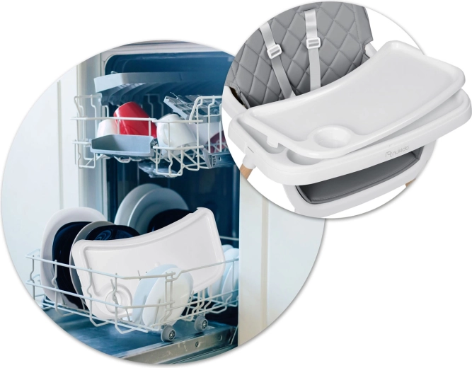 Odpinana tacka, łatwe mycie w zmywarce