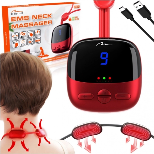 Masażer do szyi i karku Media-Tech EMS Neck Massager