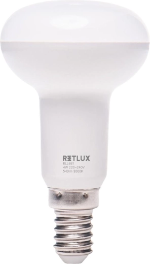 Reflektorowa żarówka LED RETLUX R50 E14 4 W, ciepła biel