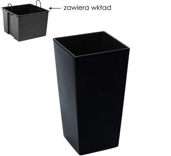 Wyjmowany wkład dla łatwego przesadzania