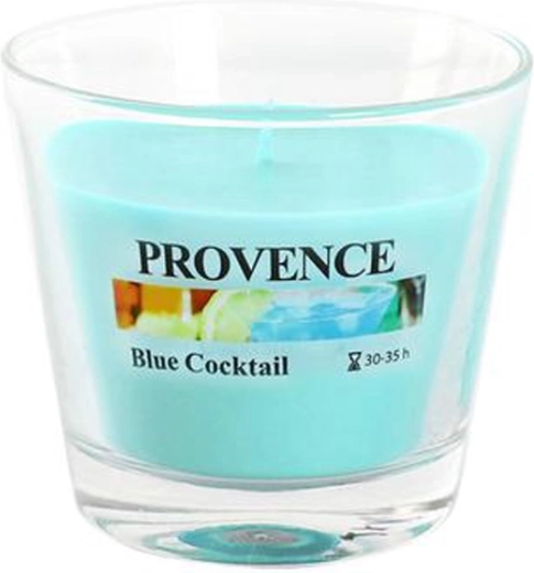 Świeca zapachowa w szkle Provence Blue Cocktail 35 godzin