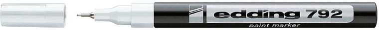 Lakierowy marker Edding 792 biały