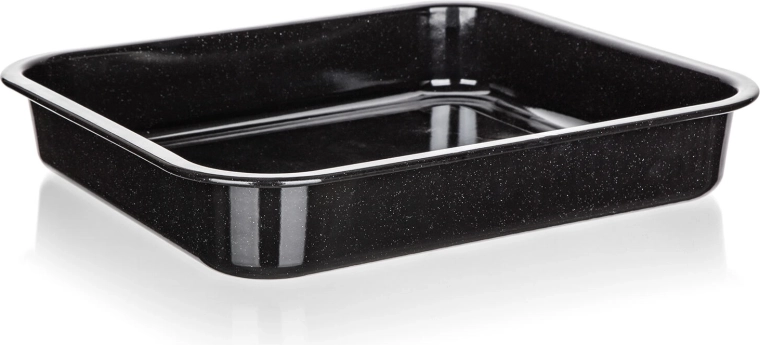 Emaliowana brytfanna CULINARIA Black 41 × 37 × 7 cm