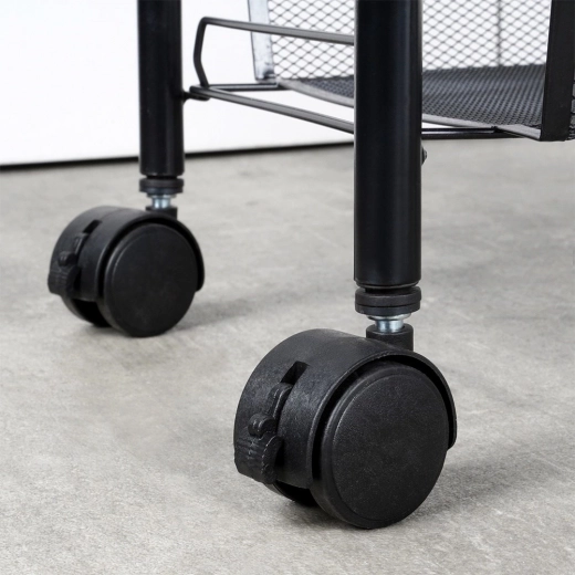 Wózek mobilny z hamulcami