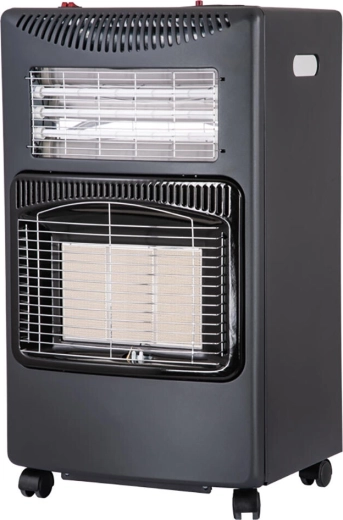 Dwa tryby ogrzewania: gaz lub elektryczność