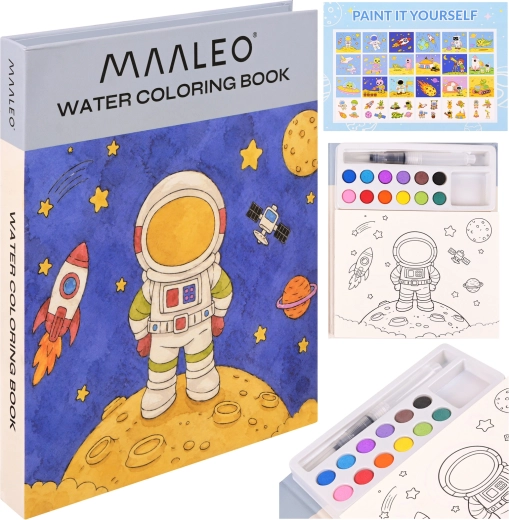Malowanki wodne astronauta Maaleo