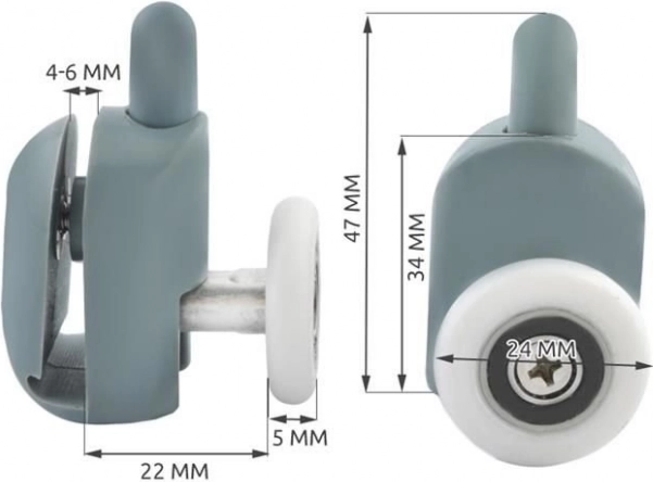 Kompatybilne ze szkłem 4–6 mm