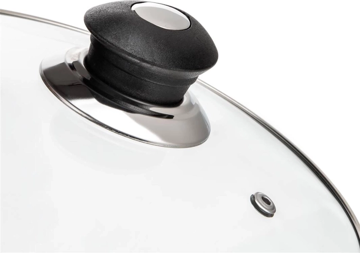 Szklana pokrywka z zaworem do kontroli gotowania