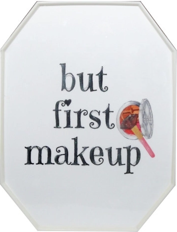 Obraz w ramce But First Makeup 28 × 38 cm