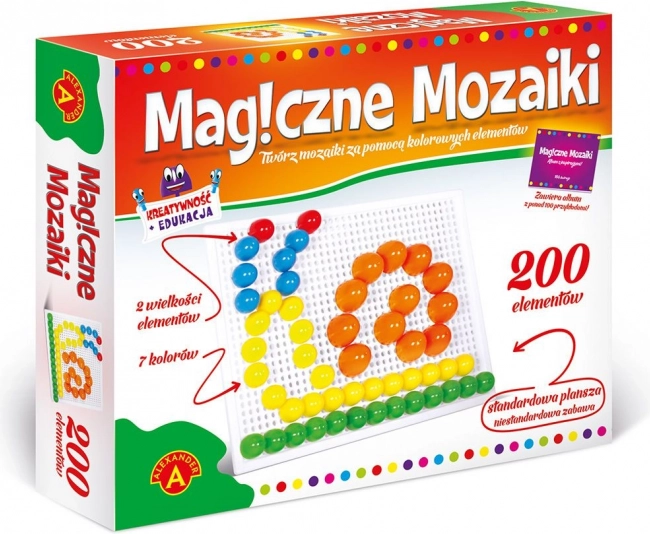 Edukacyjna zabawka Alexander - Magiczna mozaika 200