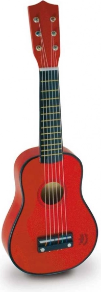 Vilac akustyczna gitara czerwona