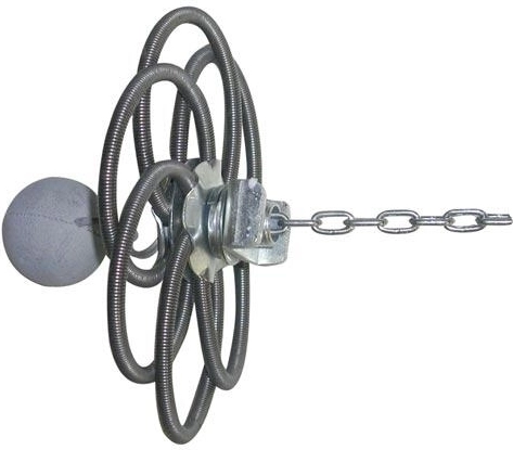 Róża kominowa z obciążnikiem 130–230 mm, 6 sprężyn