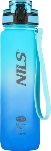 Tritanowa butelka na wodę NILS Camp 950 ml niebieska
