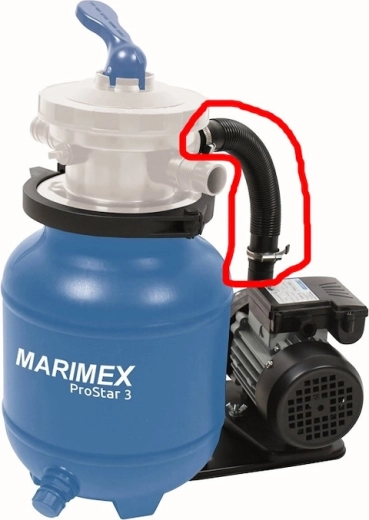 Wąż łączący do filtracji ProStar 3, 30 cm