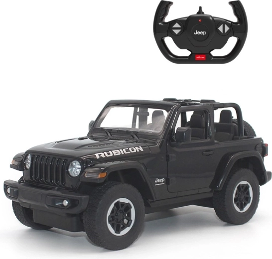 Zdalnie sterowany Jeep Wrangler JL Rastar w skali 1:14 – Czarny