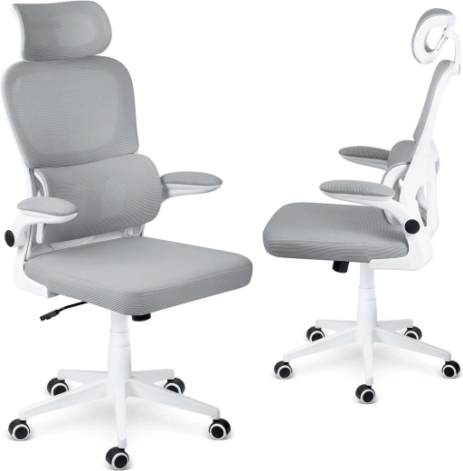 Sofotel Formax ergonomiczne krzesło biurowe z mikrosiatki, szare