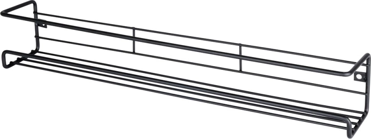 Wytrzymała metalowa konstrukcja w czarnym kolorze