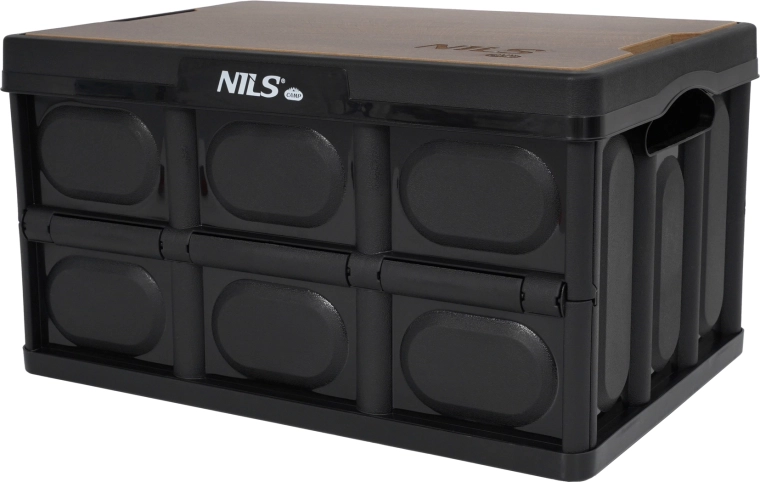 Składana skrzynka z drewnianą pokrywą 2w1 20 l NILS Camp